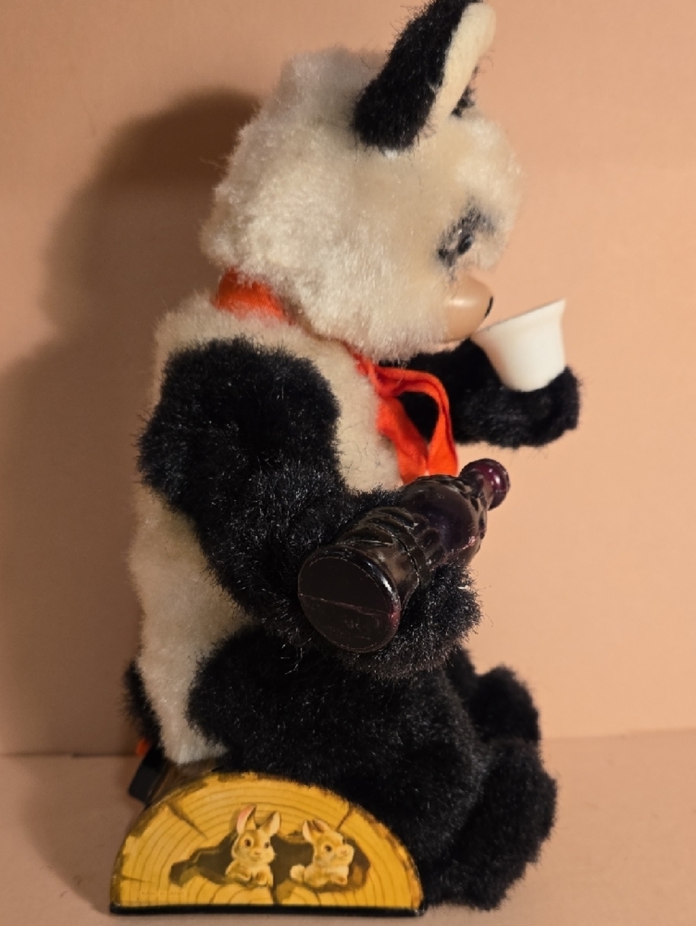 Vintage 1960s Japan Drinking Cola Panda Tin Litho Battery Operated - Picture 5 of 11